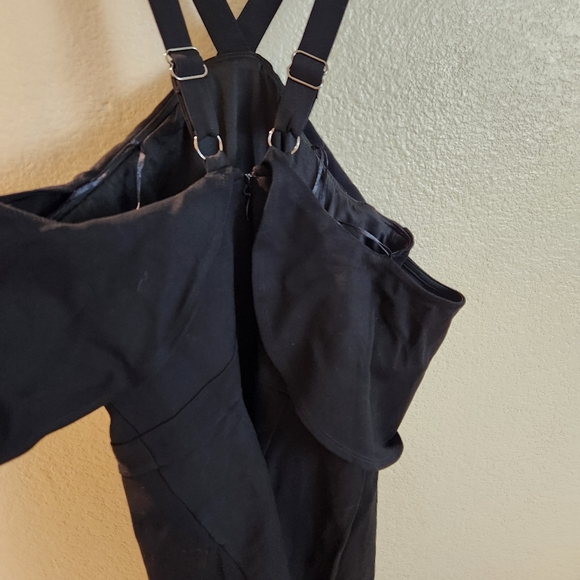 ADELYN RAE Black Cold Shoulder Sheath Asymmetrical Dress NEW - Picture 8 of 10